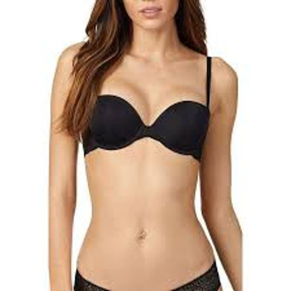DKNY New Black Bra with Removable Straps Moderate Support & Lace 34D - Picture 1 of 5
